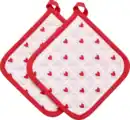 Bild 1 von IDEENWELT 2er Set Topflappen Herz