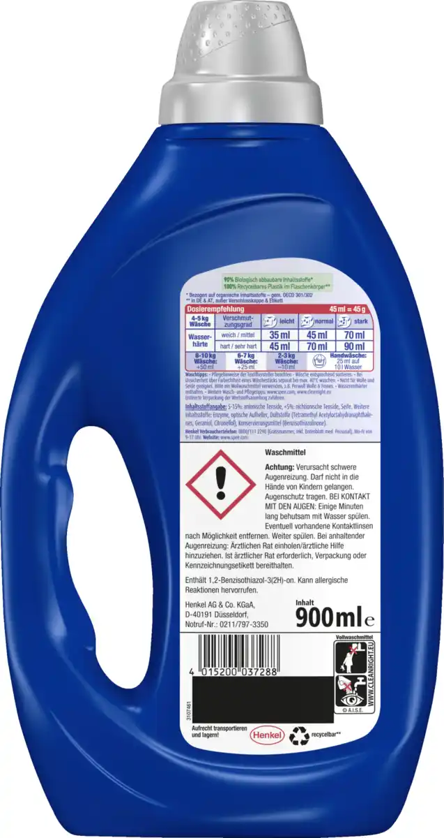 Bild 2 von Spee Vollwaschmittel Flüssig Frische Kick 20 WL