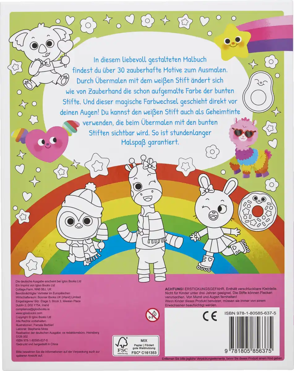 Bild 2 von IDEENWELT Malbuch mit Stiften Zauberhafte Fantasiewelten