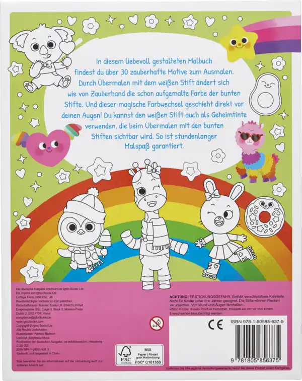 Bild 2 von IDEENWELT Malbuch mit Stiften Zauberhafte Fantasiewelten