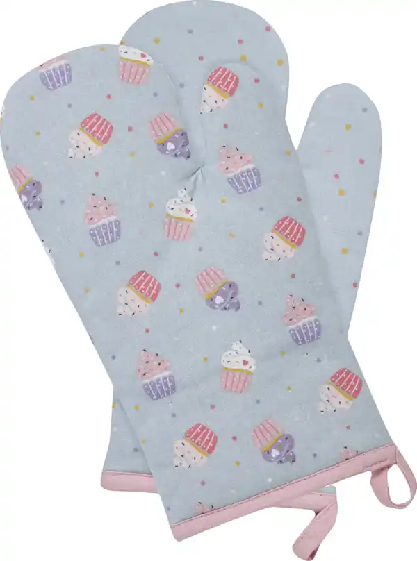 Bild 3 von IDEENWELT 2er Set Ofenhandschuhe Cupcake