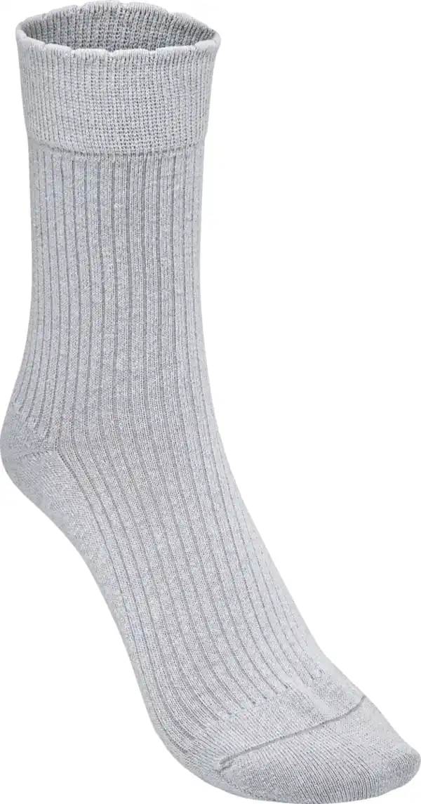 Bild 2 von IDEENWELT 2er Set Glitzersocken hellgrau/lila Gr. 35/38