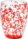 Bild 2 von IDEENWELT Konfettiglas rot