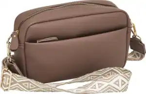 IDEENWELT Umhängetasche mit Gurtband altrosa