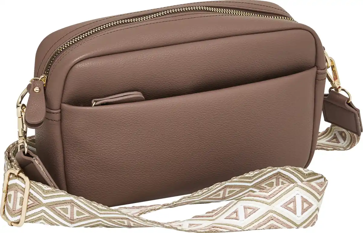 Bild 1 von IDEENWELT Umhängetasche mit Gurtband altrosa