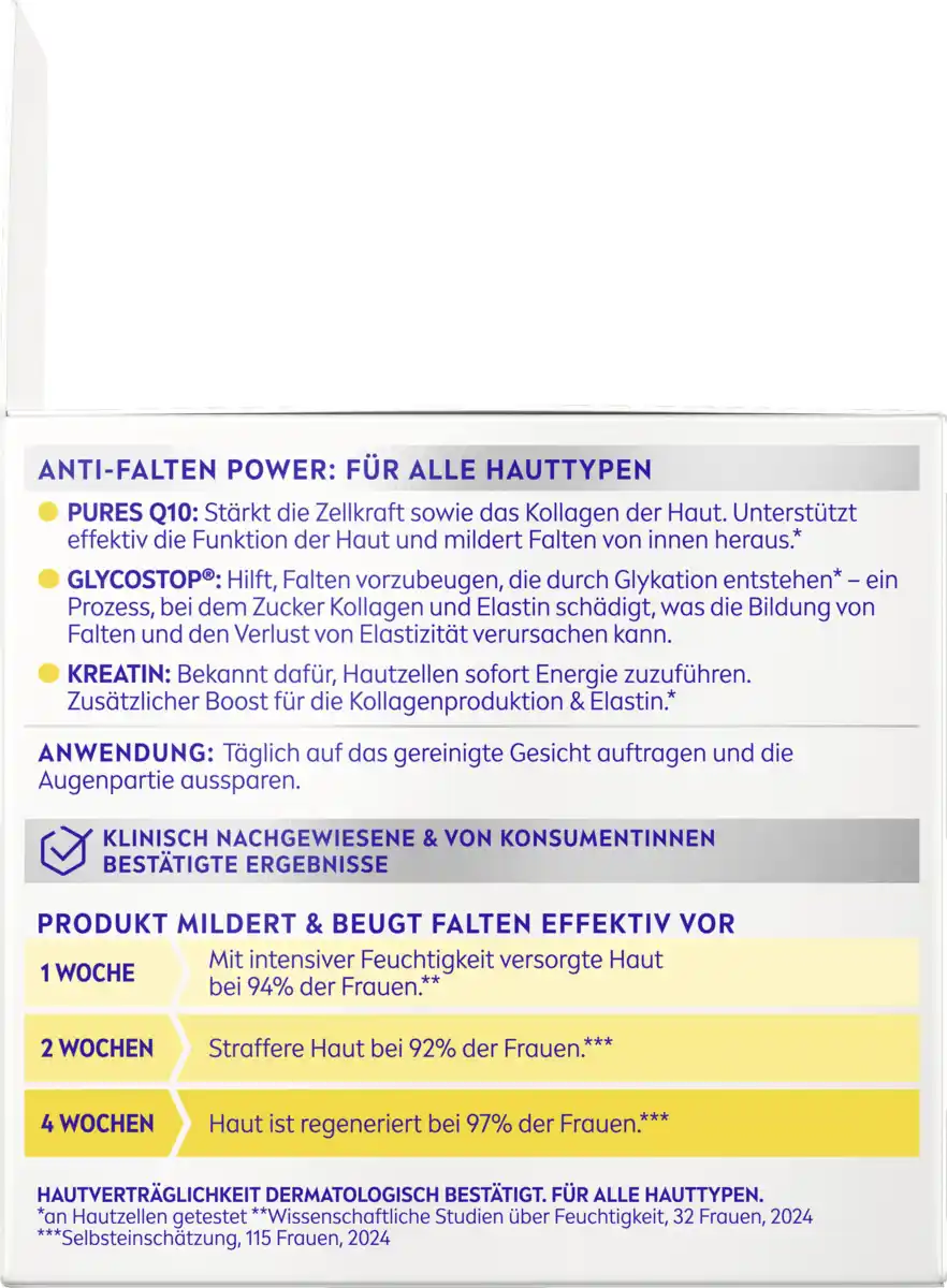 Bild 4 von NIVEA Q10 Anti-Falten Power Extra schützende Tagespflege, 50 ml
