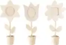Bild 3 von IDEENWELT 3er Set DIY-Holzblumen-Bilderrahmen