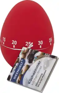 IDEENWELT Küchentimer Ei rot