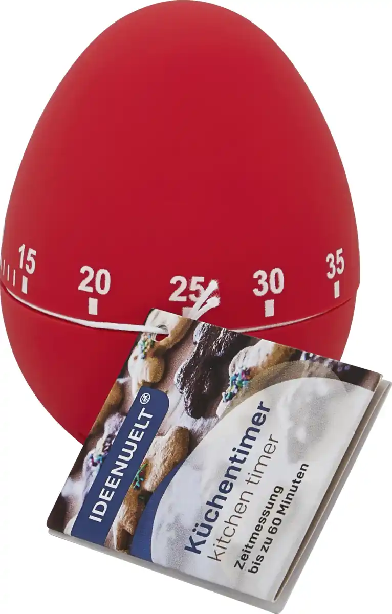 Bild 1 von IDEENWELT Küchentimer Ei rot