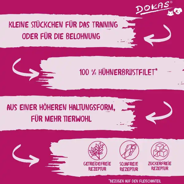 Bild 4 von DOKAS Hühnerbrust in Stücken, 50 g