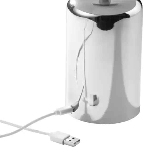 Bild 2 von IDEENWELT Akku-Tischleuchte chrome