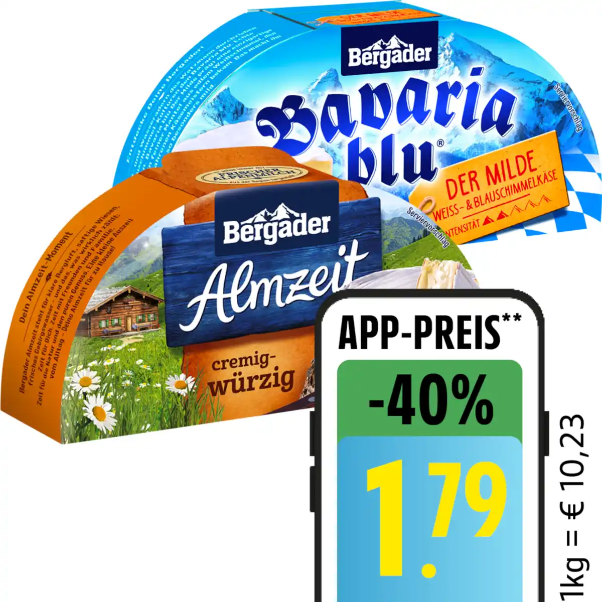 Bild 1 von Bergader Almzeit oder Bavaria blu Halbmond