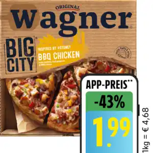 Original Wagner Big City Pizza, Die Backfrische Pizza oder PiccolinisOriginal Wagner Big City Pizza, Die Backfrische Pizza oder Piccolinis