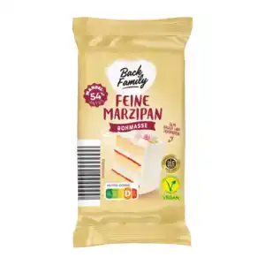 BACK FAMILY Marzipan-Rohmasse