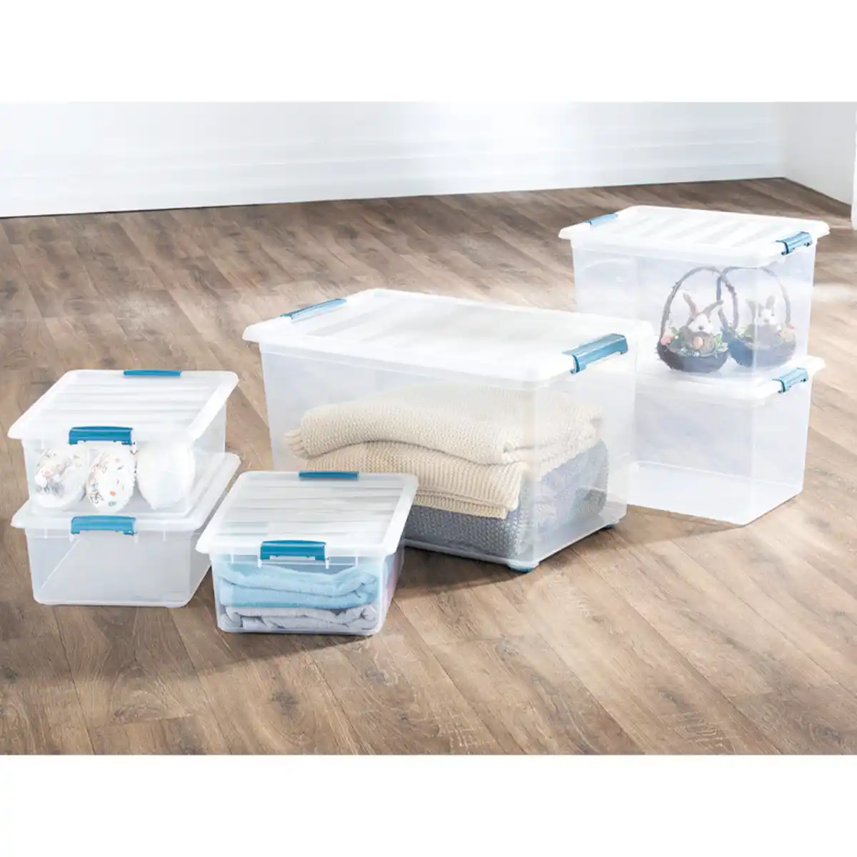 Bild 1 von Toptex Klarsichtboxen / Rollenbox