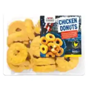 Vossko Chicken Donuts im Backteig fertig gegart