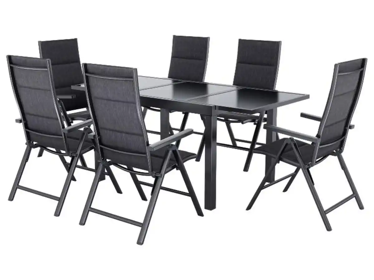 Bild 1 von LIVARNO® Alu-Premium-Set »Toronto«, 7-teilig - Ausziehtisch & 6 Klappsessel