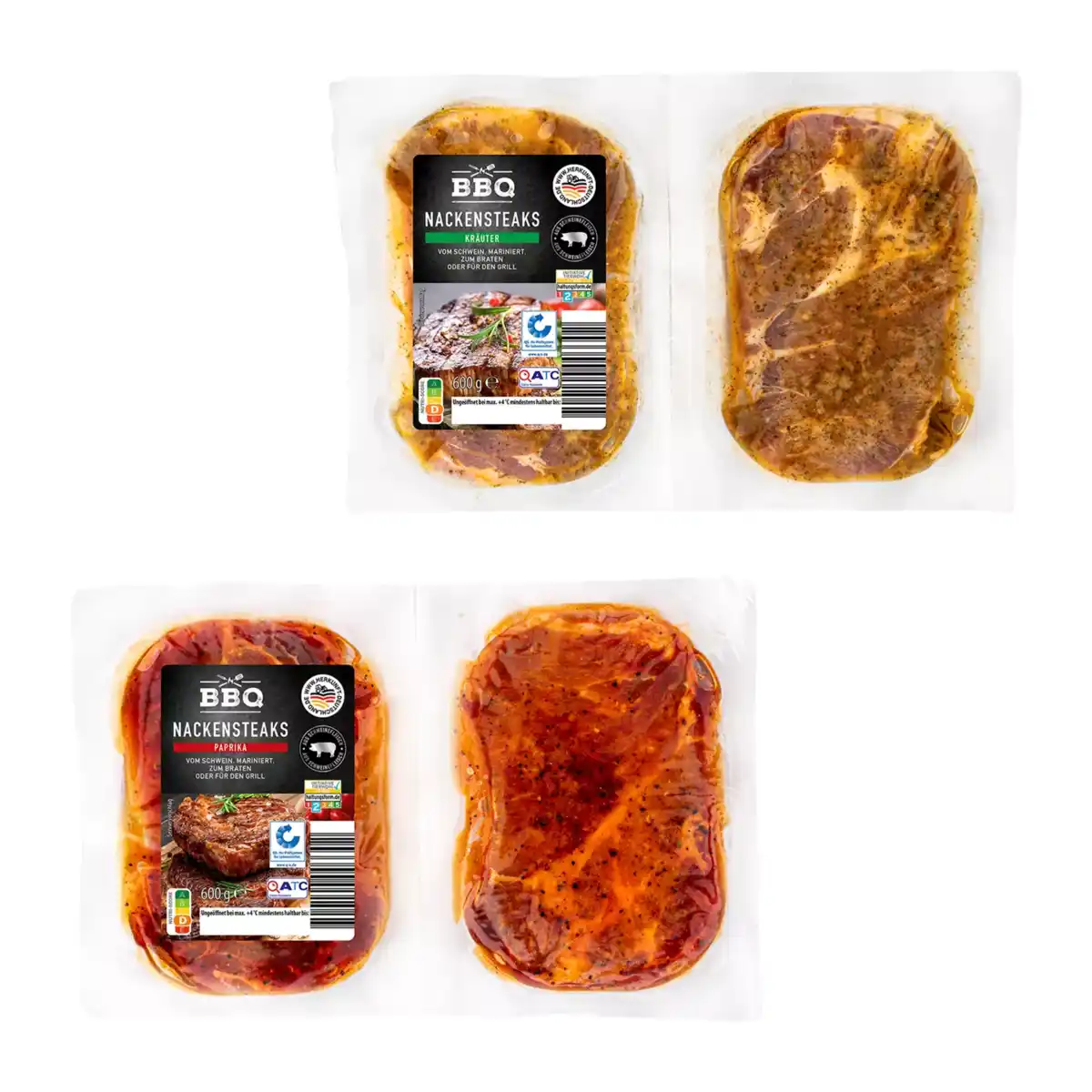 Bild 1 von BBQ Marinierte Nackensteaks
