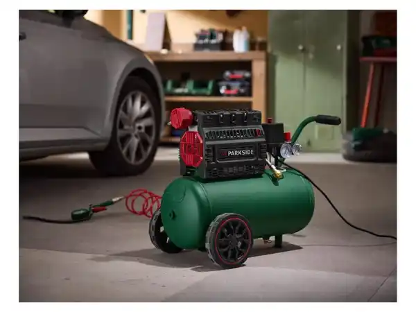 Bild 2 von PARKSIDE® Silent-Kompressor »PSKO 2410 B2«, 24l Kesselvolumen