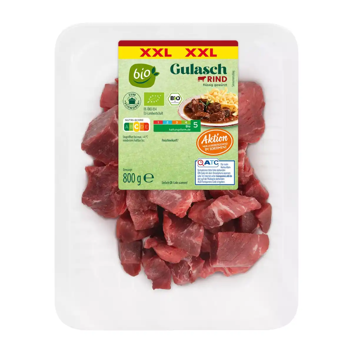 Bild 1 von BIO Rindergulasch XXL