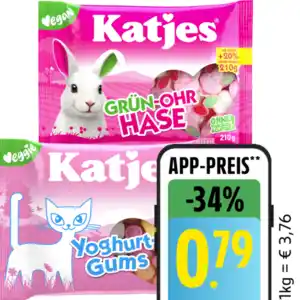 Katjes Fruchtgummi oder Lakritz