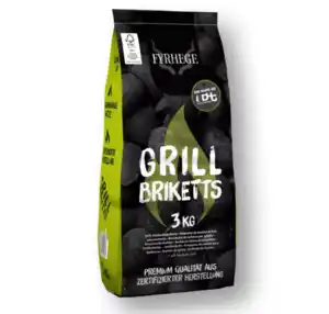 Fyrhege Grill-Holzkohlebriketts