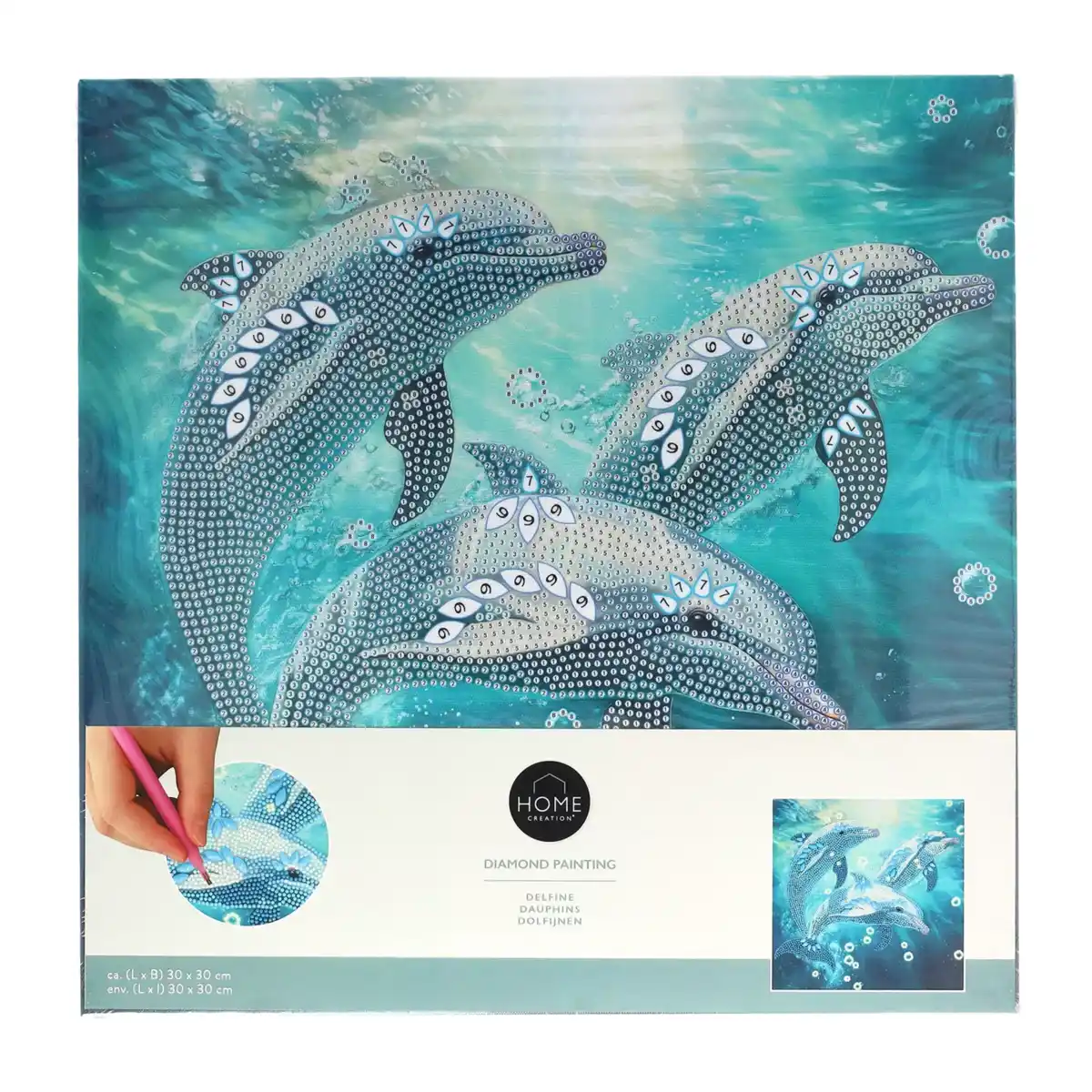 Bild 2 von HOME CREATION Diamond-Painting-Leinwand