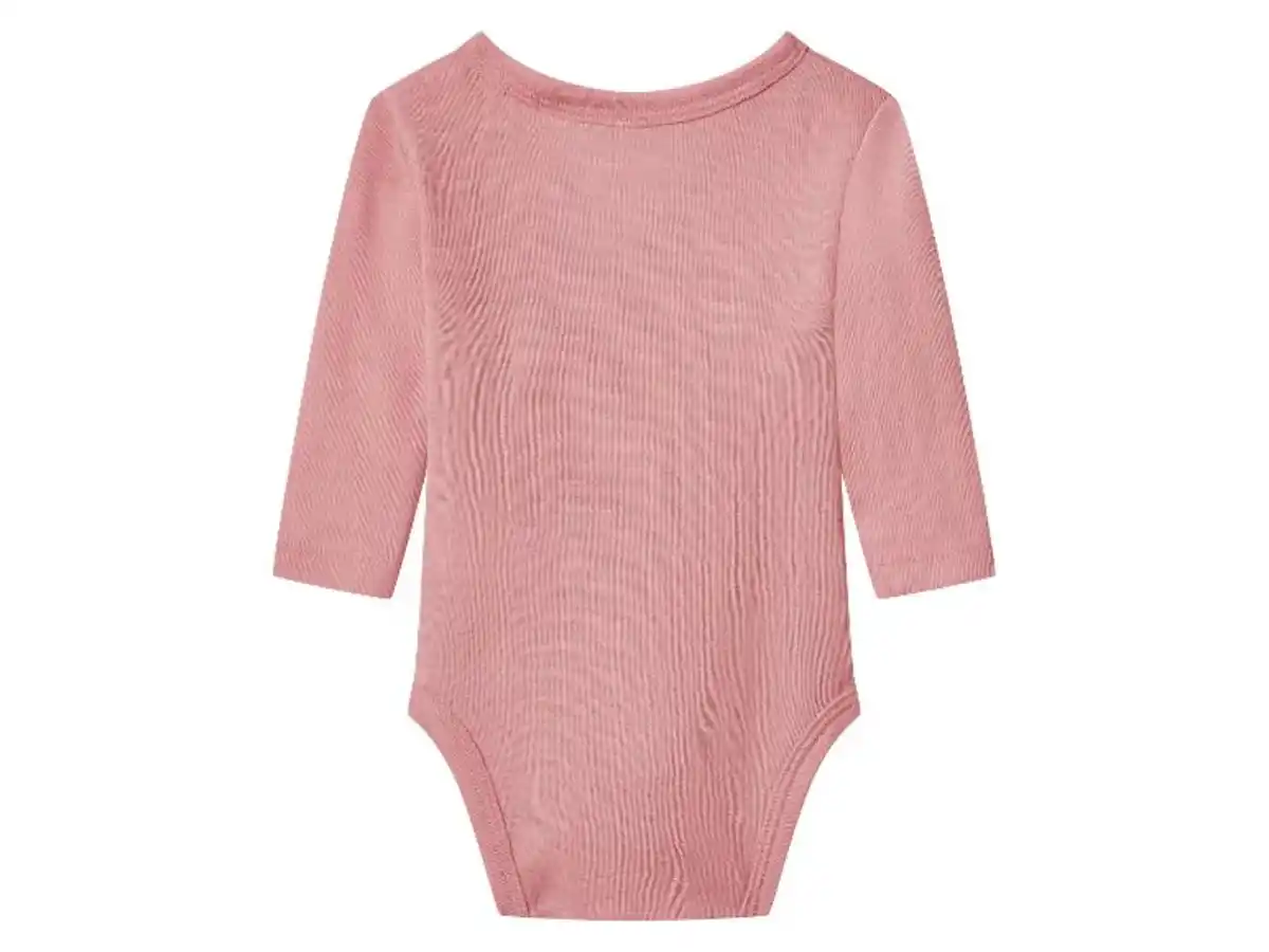 Bild 3 von lupilu® Premium Baby-Wickelbody Wolle/Seide