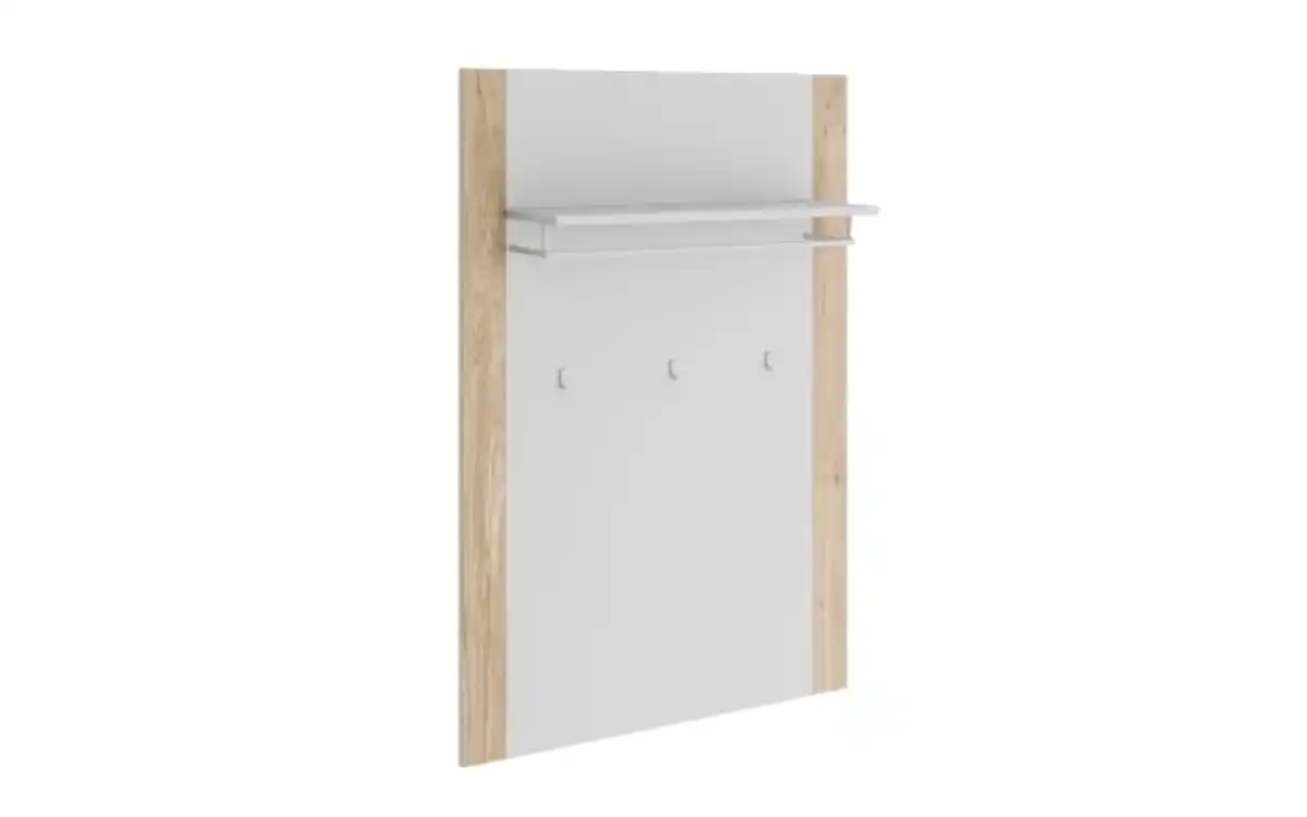 Bild 1 von Elfo-Möbel - Garderobenpaneel Kai, Sonoma Eiche-Nachbildung/kreidefarbig