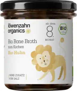 Löwenzahn Organics Knochenbrühe aus Huhn ab dem 8. Monat, 180 ml
