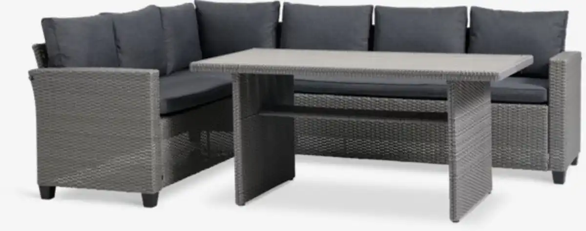 Bild 1 von Lounge-Set AGERMOSE 6 Personen grau