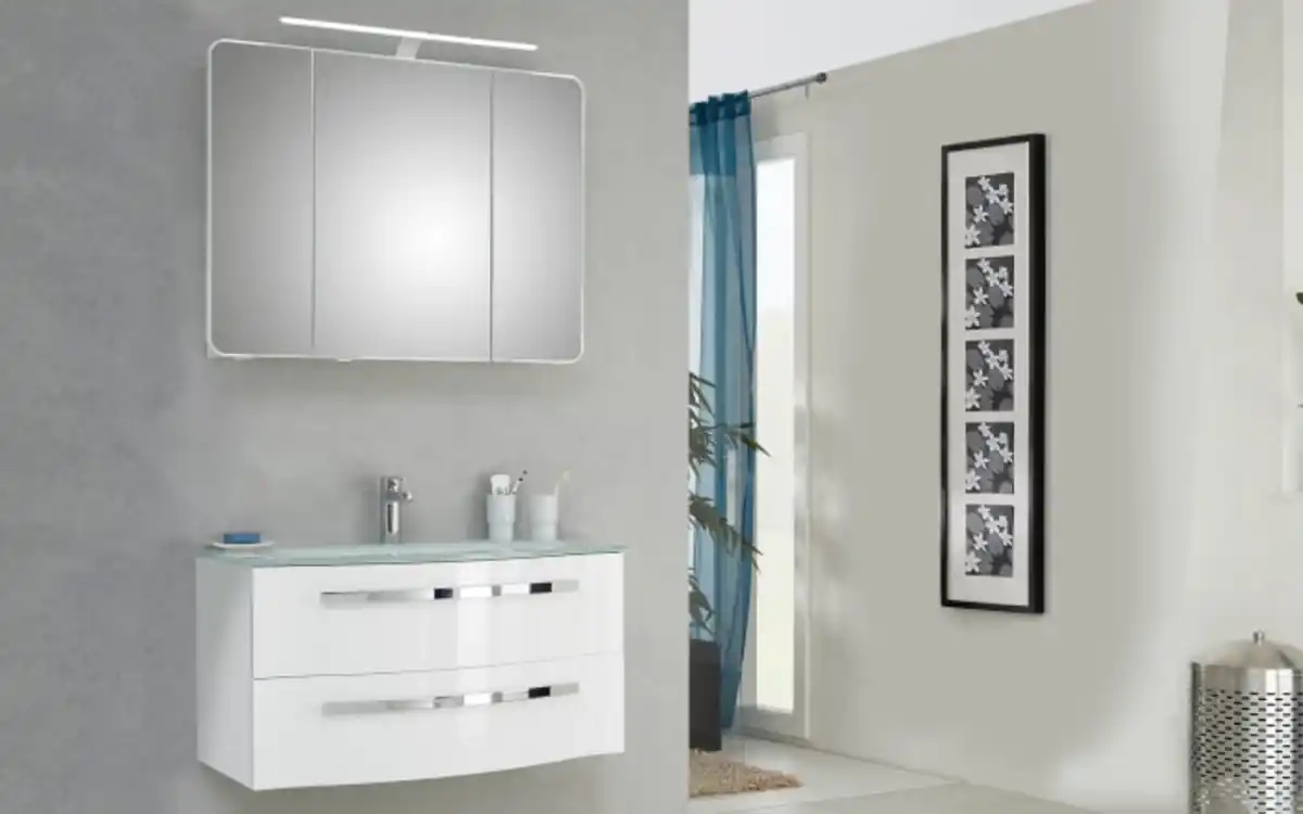 Bild 1 von Pelipal - Bad-Einrichtung Fokus 4005, polarweiß Hochglanz Lack