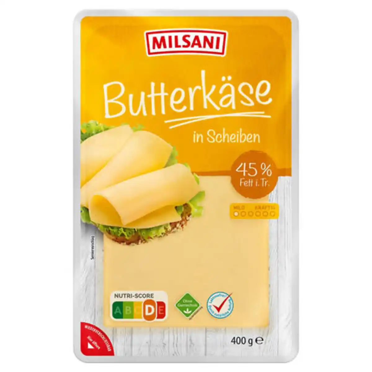 Bild 1 von MILSANI Butterkäse Scheiben 400 g