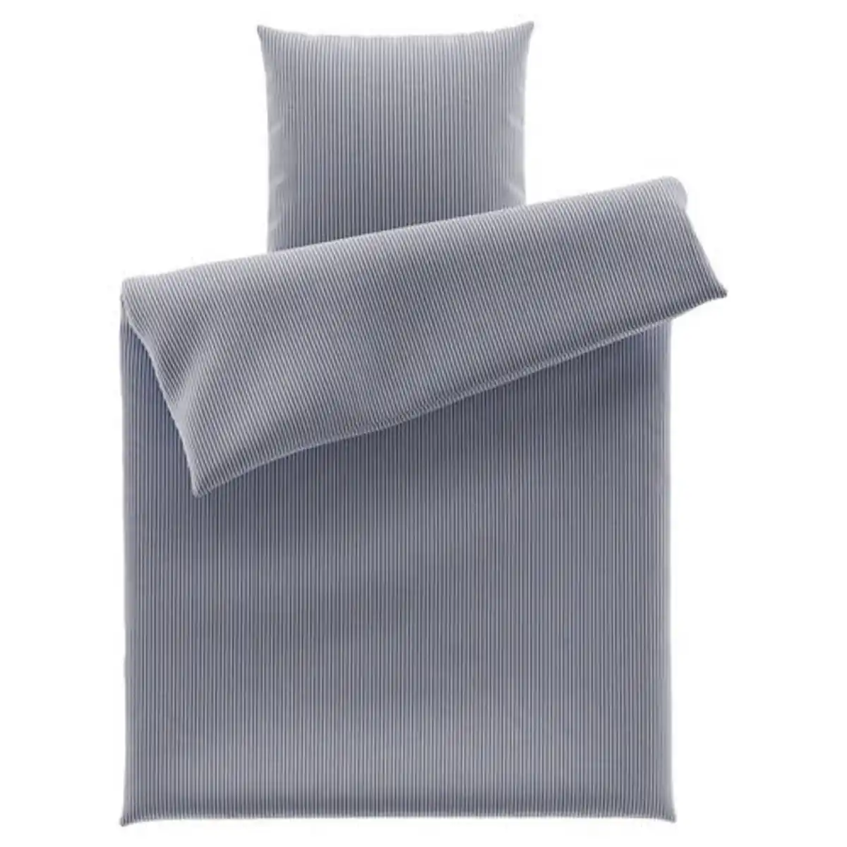 Bild 1 von NOVITESSE Renforcé Bettwäsche, Grau, 135 x 200 cm + 80 x 80 cm