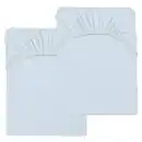 Bild 1 von NOVITESSE Renforcé Spannbetttuch 2er-Set, Normalgröße, Weiß