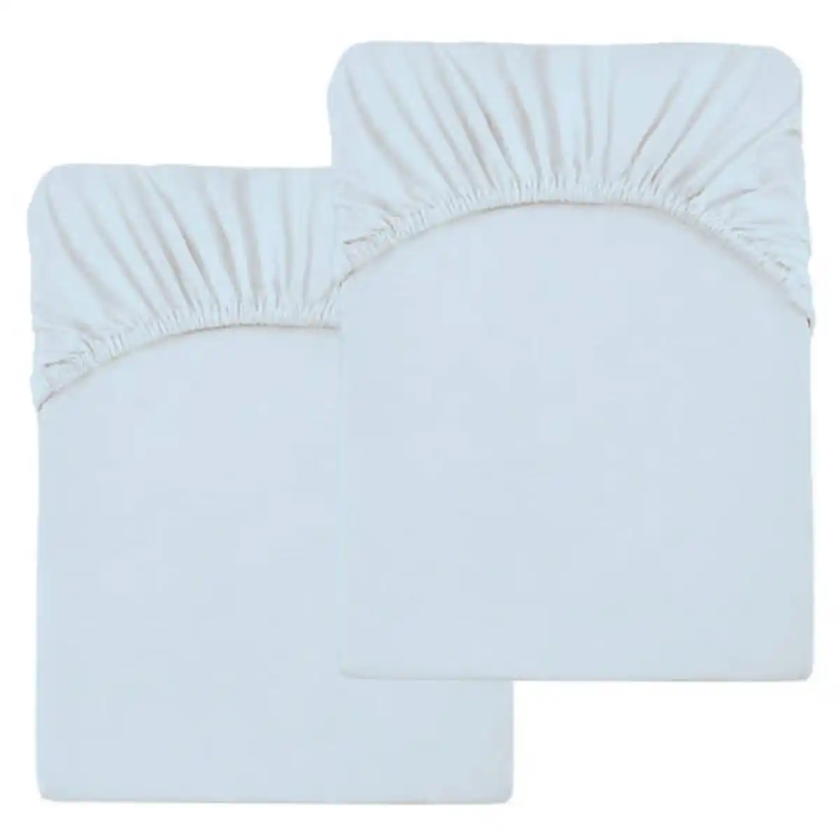 Bild 1 von NOVITESSE Renforcé Spannbetttuch 2er-Set, Normalgröße, Weiß