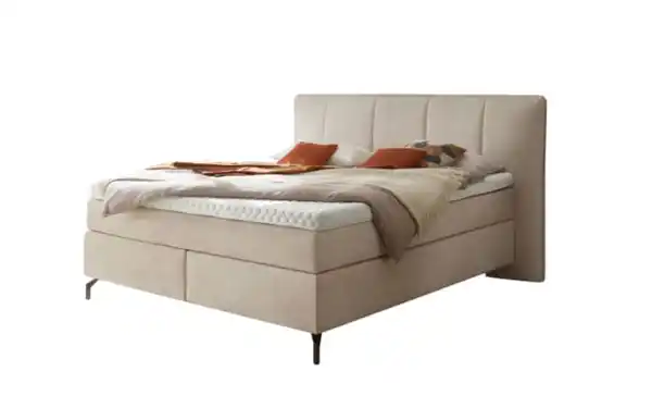 Bild 2 von Vito - Boxspringbett Somo, creme, 180 x 200 cm, Härtegrad 2/3