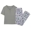 Bild 1 von UP2FASHION WOMEN Damen Pyjama, Grau, S 36/38