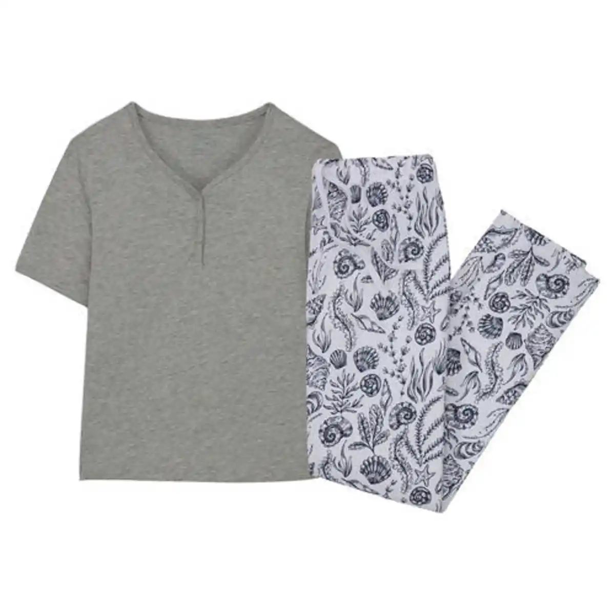 Bild 1 von UP2FASHION WOMEN Damen Pyjama, Grau, S 36/38