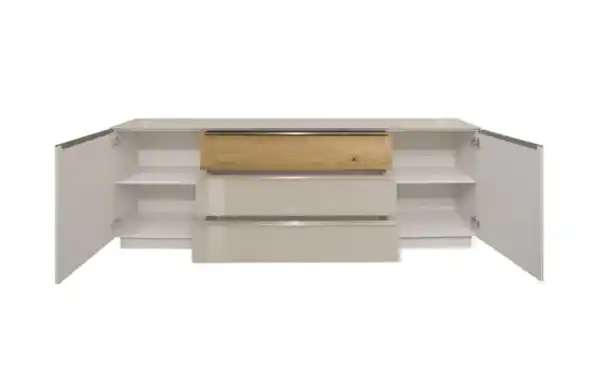 Bild 3 von Musterring - Lowboard Nova, kaschmir/Eiche massiv, inkl. Griffbeleuchtung