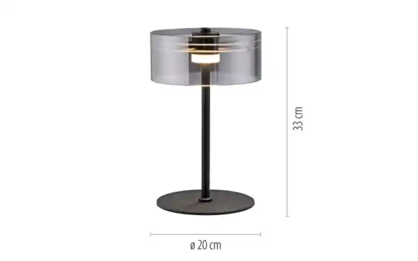 Bild 2 von LED-Tischleuchte Mondo Karena, schwarz, inkl. Dimmfunktion