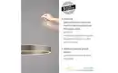 Bild 3 von LED-Pendelleuchte Anillo, stahl, inkl. CCT und Memoryfunktion