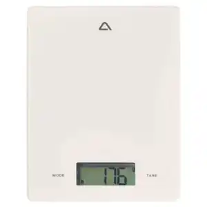 AMBIANO Digitale Küchenwaage, Rechteckige Waage, Beige