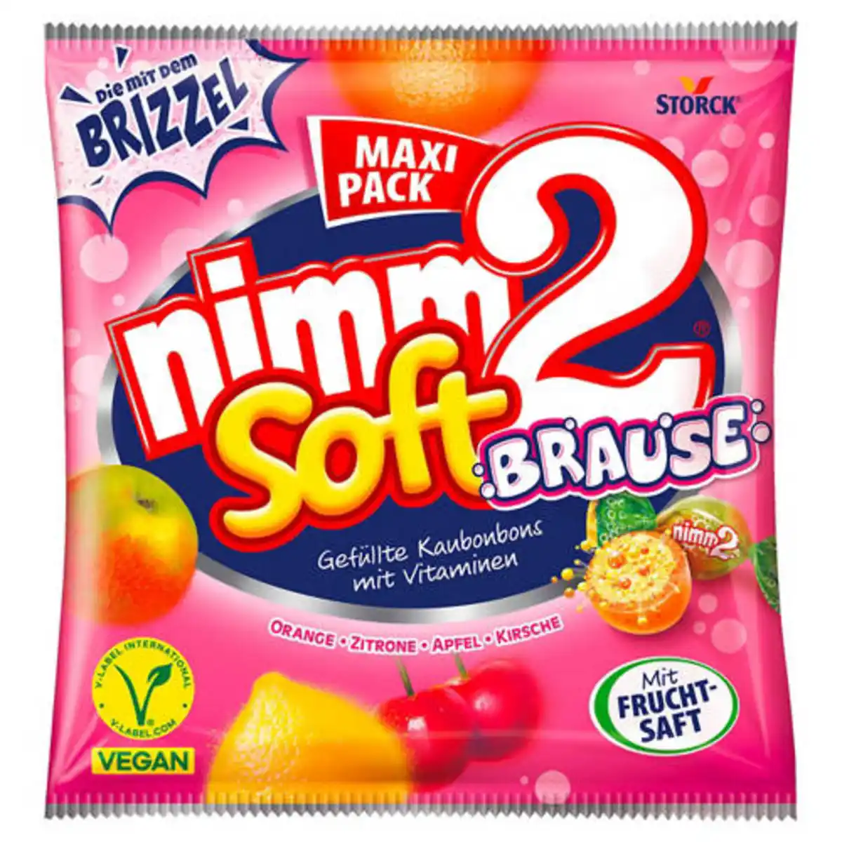 Bild 1 von STORCK Nimm 2, Soft Kaubonbons Brause 345 g
