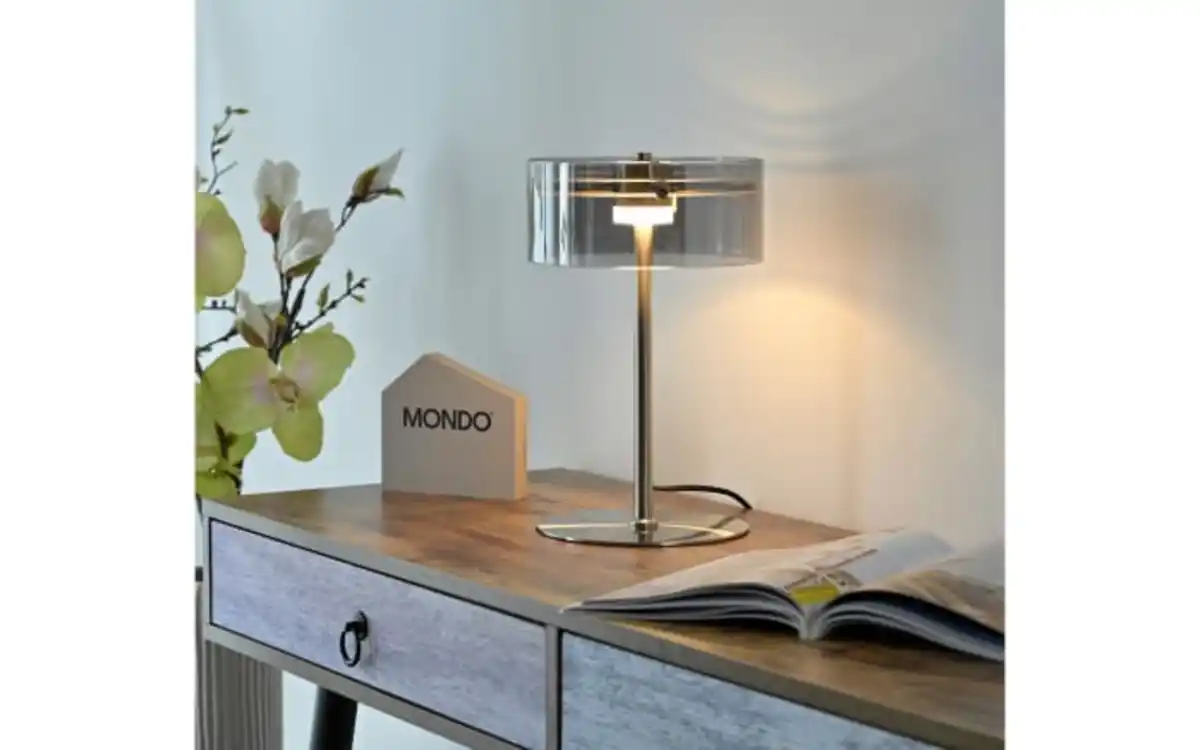 Bild 4 von LED-Tischleuchte Mondo Karena, stahlfarbig, inkl. Dimmfunktion