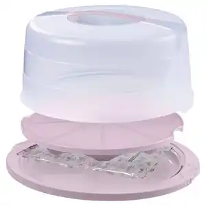 CROFTON Kuchencontainer, Rund mit Kühlpad, Rosa