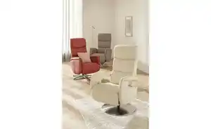 Kollektion Kraft Drehsessel Leder Franzi-L