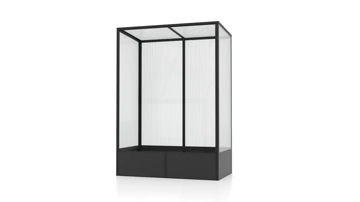 Bild 1 von Vitavia Tomatenhaus Napoli 900 HKP 4 mm schwarz 131 x 68 cm