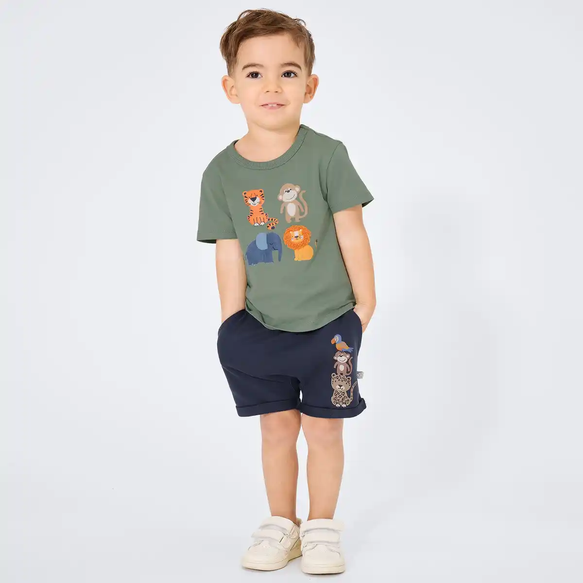 Bild 1 von Baby-Jungen-Shorts mit Umschlag