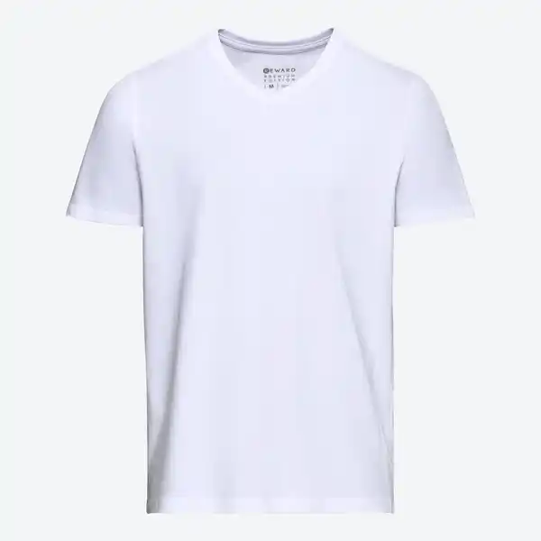 Bild 3 von Herren-T-Shirt mit V-Ausschnitt